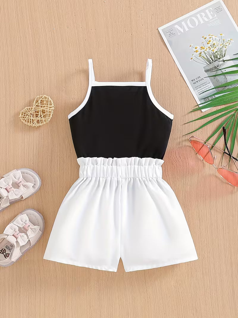 Conjunto Veraniego Bicolor para las más Pequeñas de la Casa