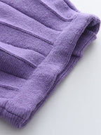 Conjunto Niña Invierno Felpa Chaqueta y Falda Frutas 3D