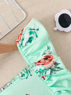 El conjunto menta y rosas que enamora este verano.