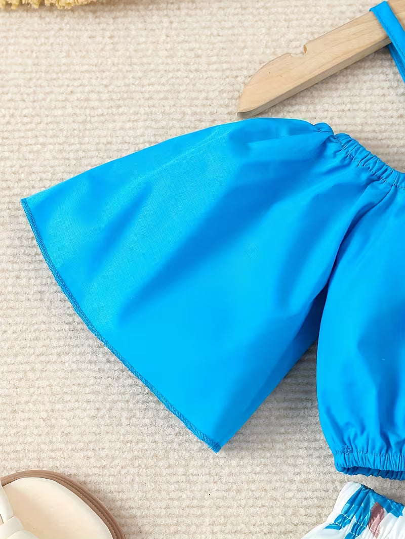 Estilo bajo el Sol! Set Floral de 2 Piezas