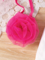 Conjunto de Verano con Flor 3D