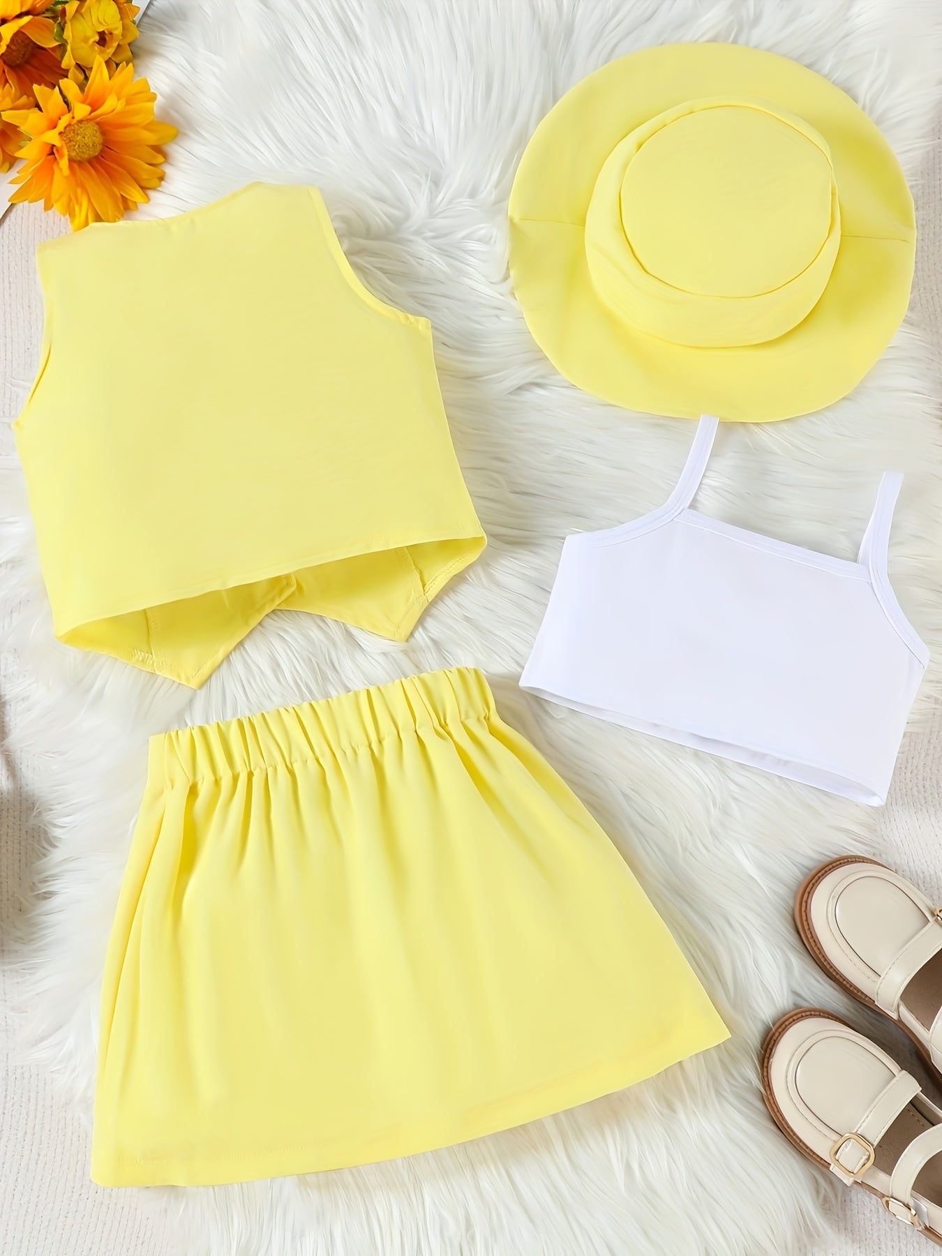 Conjunto Elegante de Verano para Niñas