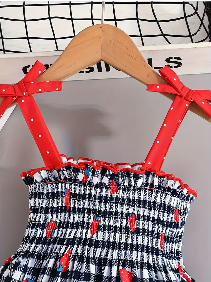 Estilo Gingham y fresas la combinación perfecta