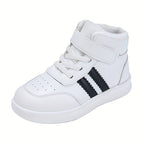 Zapatillas Deportivas Blancas con Rayas Negras