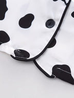 Comodidad total en casa Conjunto de pijama de 2 piezas estilo animado