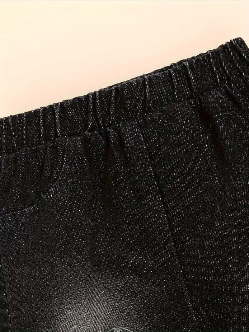 Conjunto niño 2 piezas camisa de cuadros y pantalón vaquero cómodo ropa infantil otoño invierno en España