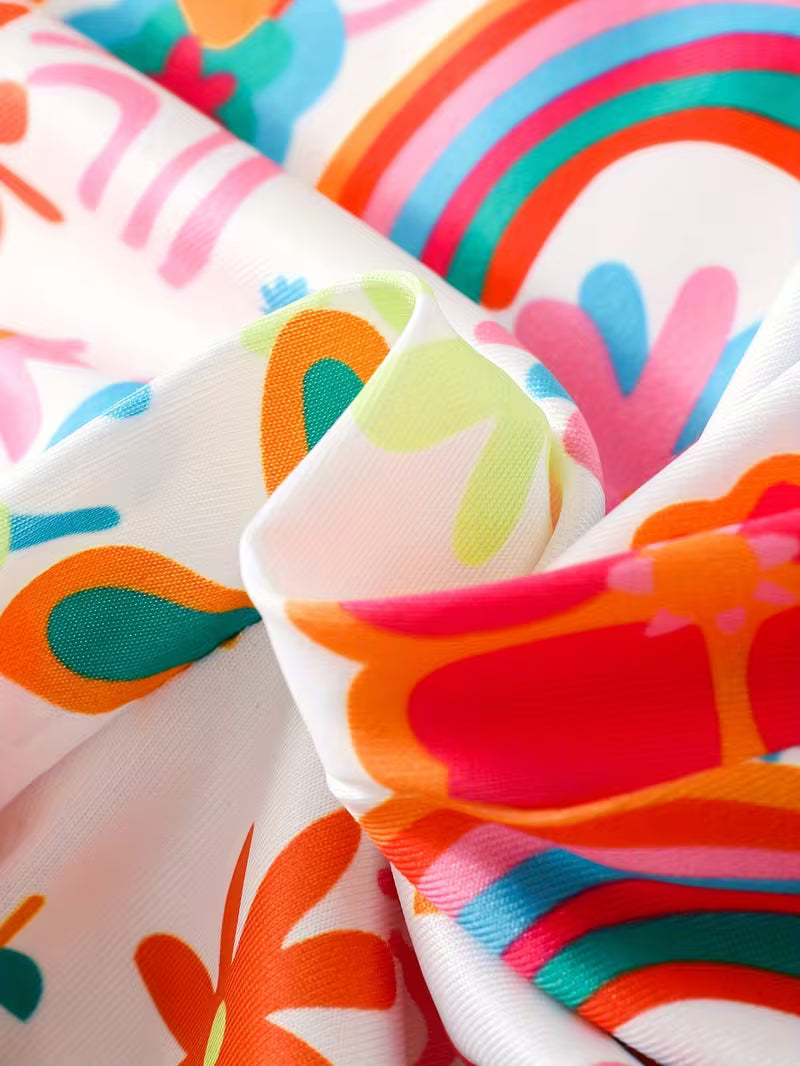 El conjunto de fresa y arcoíris para un verano inolvidable