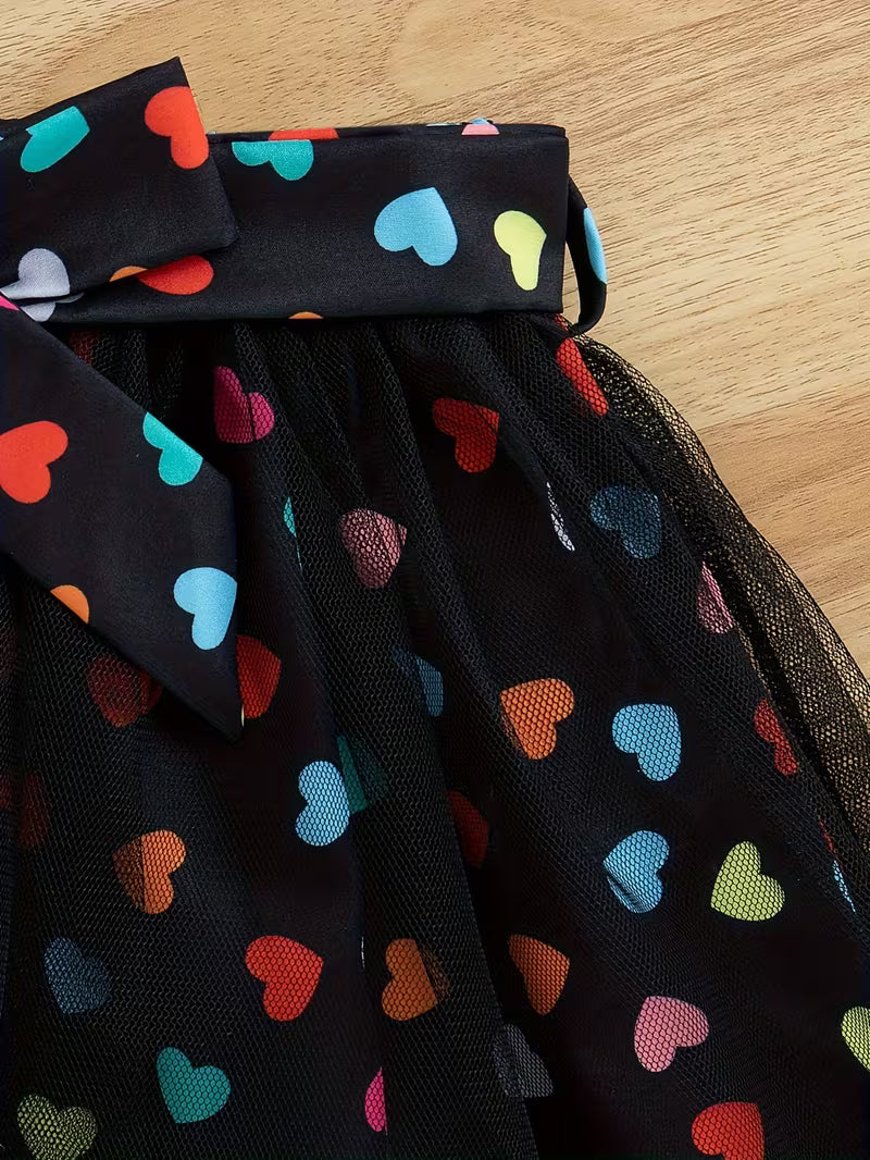 Top de volantes y falda mágica para días especiales