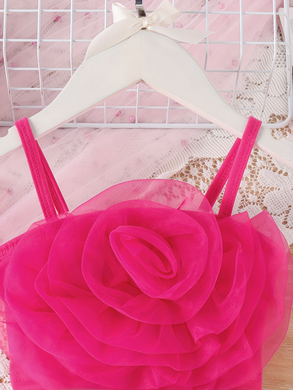 Conjunto de Verano con Flor 3D