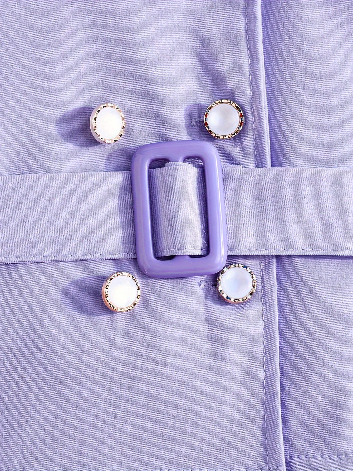 Conjunto infantil de 3 piezas en color lila claro: blusa de mangas transparentes y pantalón ancho 💜✨