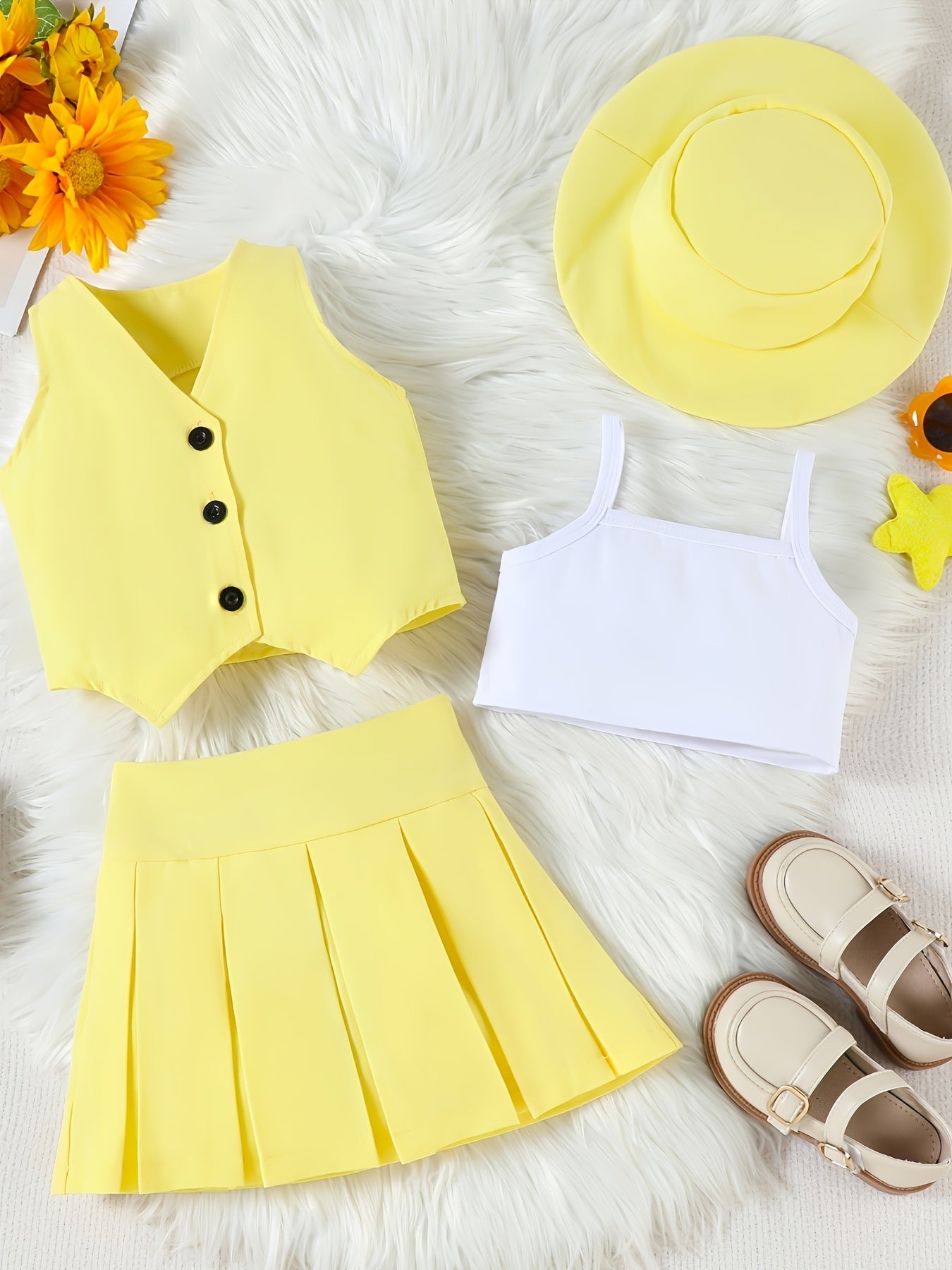 Conjunto Elegante de Verano para Niñas