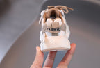 Zapatilla deportiva ligera y transpirable con cordones y diseño moderno para niños par de zapatillas 
