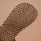 Zapato clásico de verano para niñas con bordado de flores