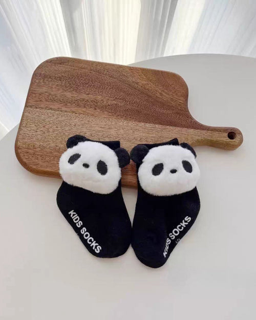 Calcetines bebé antideslizantes algodón suave dibujos 3D