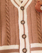 Conjunto niño invierno 3 piezas camisa chaleco de lana y pantalón cómodo vista completa