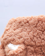 Conjunto niño invierno sherpa Teddy Bear con capucha y orejitas