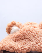 Conjunto niño invierno sherpa Teddy Bear con capucha y orejitas