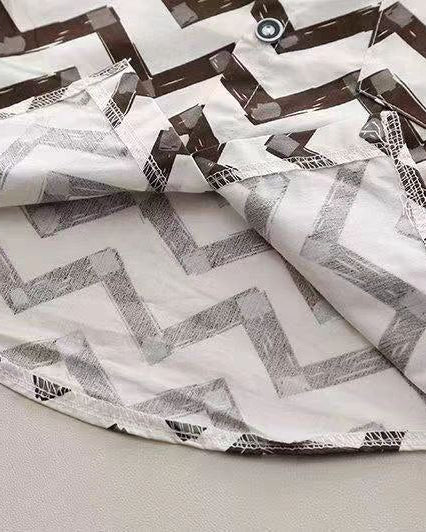 Conjunto bebé 3 piezas invierno chaleco lana camisa estampada y pantalón cómodo 