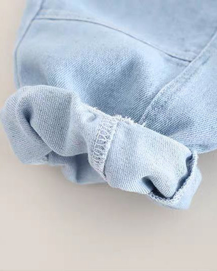Conjunto niño ropa infantil 3 piezas vaquero moderno con camisa y pantalón , Ideal para primavera en España