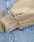 Conjunto niño ropa infantil 3 piezas vaquero moderno con camisa y pantalón , Ideal para primavera en España