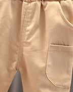 Conjunto bebé niño 3 piezas invierno: suéter lana, camisa cuadros y pantalón elástico en España