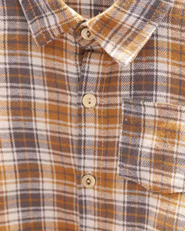 Conjunto bebé niño 3 piezas invierno: suéter lana, camisa cuadros y pantalón elástico en España