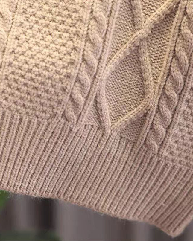 Conjunto bebé niño 3 piezas invierno: suéter lana, camisa cuadros y pantalón elástico en España