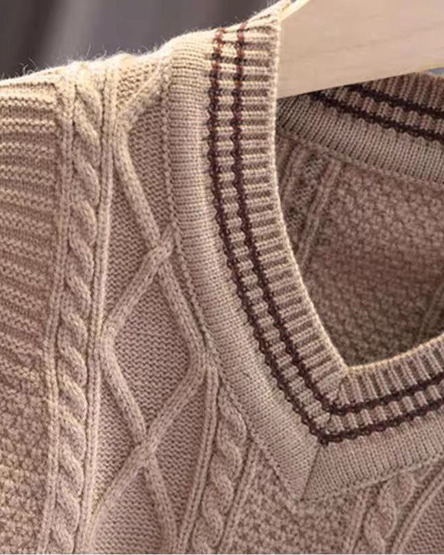 Conjunto bebé niño 3 piezas invierno: suéter lana, camisa cuadros y pantalón elástico en España