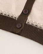 Conjunto niño 3 piezas invierno (suéter lana, camisa cuadros y pantalón elástico)Ideal para clima otoñal  en España