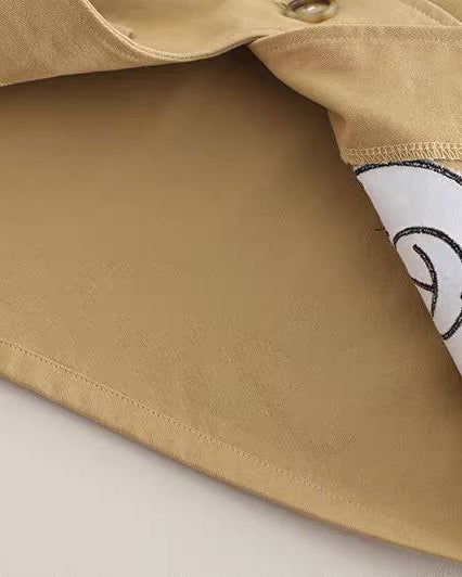 Conjunto bebé 3 piezas algodón con chaleco y osito desmontable, Ideal para primavera en España