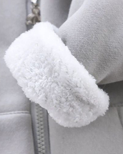 Conjunto bebé invierno 3 piezas chaqueta pantalón sudadera acolchada detalle chaqueta