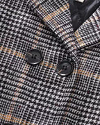 Abrigo de invierno infantil clásico elegante para niño y niña detalle diseño