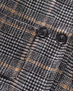 Abrigo de invierno infantil clásico elegante para niño y niña detalle diseño