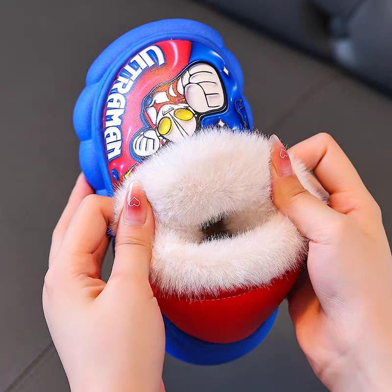 Bota de invierno “Ultraman” acolchada y cálida con diseño de dibujos animados en España