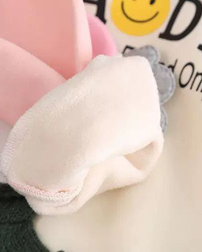 Conjunto niña invierno 2 piezas con sudadera con capucha y pantalón con forro de peluche | ropa bebé niña en España
