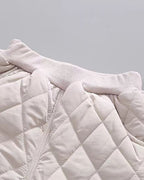 Conjunto bebé panda de invierno 2 piezas (chaqueta y pantalón) de algodón acolchado, cuello alto