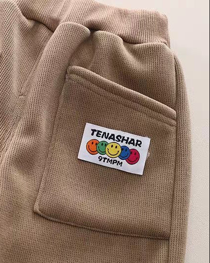 Conjunto bebé niño 3 piezas invierno: chaqueta acolchada con bordado de osito, camiseta interior y pantalón de algodón ropa en España