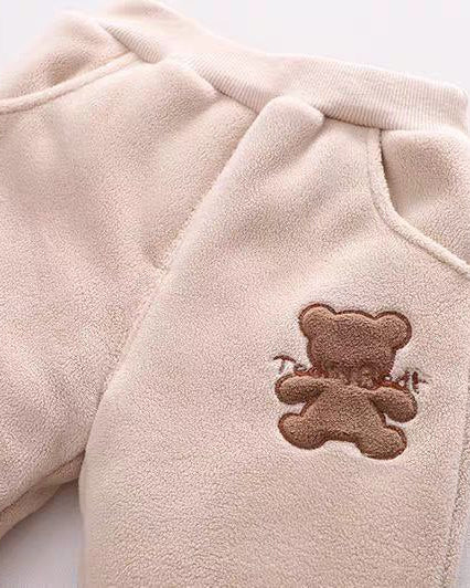 Conjunto bebé niño invierno 3 piezas: chaqueta, pantalón y bolso de oso , perfecto para los niños en España