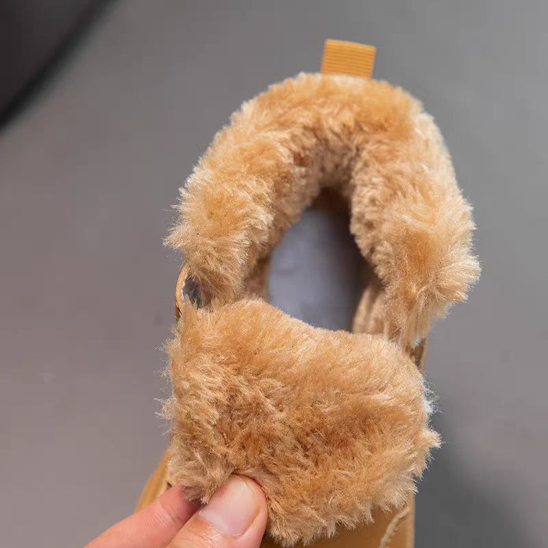 Bota de invierno elegante con forro de peluche cálido y suave en España