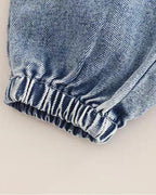 Conjunto bebé 3 piezas vaquero: chaqueta denim, camiseta de algodón y pantalón elástico para niño y  en España