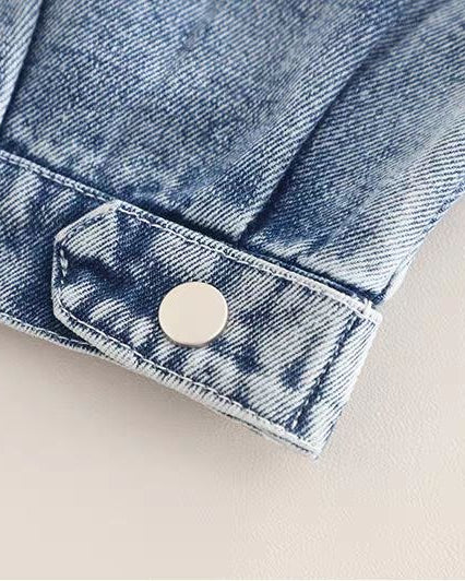 Conjunto bebé 3 piezas vaquero: chaqueta denim, camiseta de algodón y pantalón elástico para niño y  en España