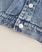 Conjunto bebé 3 piezas vaquero: chaqueta denim, camiseta de algodón y pantalón elástico para niño y  en España