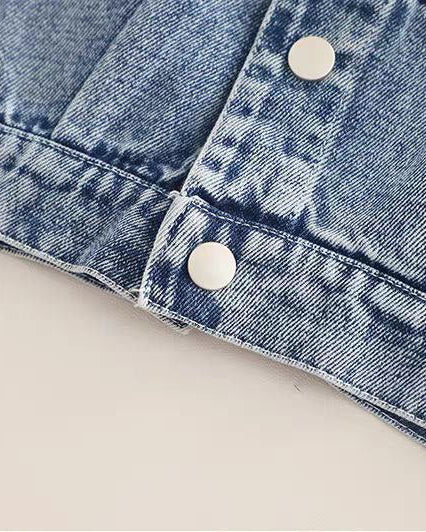 Conjunto bebé 3 piezas vaquero: chaqueta denim, camiseta de algodón y pantalón elástico para niño y  en España