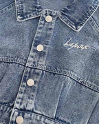Conjunto bebé 3 piezas vaquero: chaqueta denim, camiseta de algodón y pantalón elástico para niño y  en España