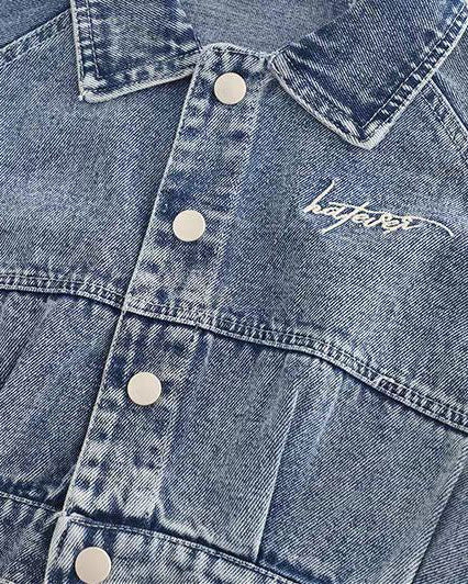 Conjunto bebé 3 piezas vaquero: chaqueta denim, camiseta de algodón y pantalón elástico para niño y  en España