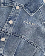 Conjunto bebé 3 piezas vaquero: chaqueta denim, camiseta de algodón y pantalón elástico para niño y  en España