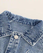 Conjunto bebé 3 piezas vaquero: chaqueta denim, camiseta de algodón y pantalón elástico para niño y  en España