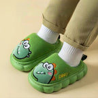 Pantuflas de invierno cálidas con diseño de caricatura en España