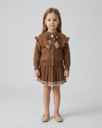 Conjunto Niña Falda Plisada 2 Piezas Moda Infantil