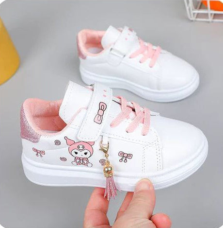 Zapato rosa encantador para niña con diseño de dibujos animados